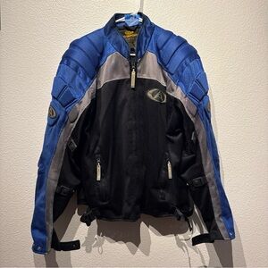 AGVsport  Blue and Black Performance Motorcycle Jacket sz L